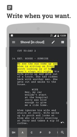 КИТ Сценарист для Android — скриншот 4