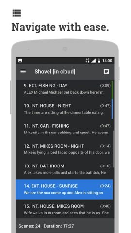 КИТ Сценарист для Android — скриншот 5