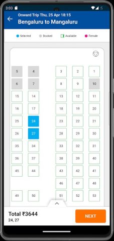 KSRTC AWATAR Booking App для Android — скриншот 4