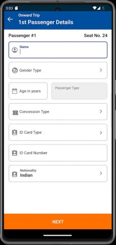 KSRTC AWATAR Booking App для Android — скриншот 5