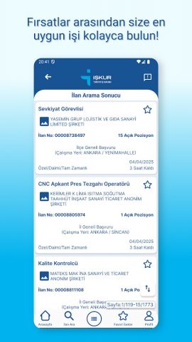 İŞKUR Mobil для Android — скриншот 5