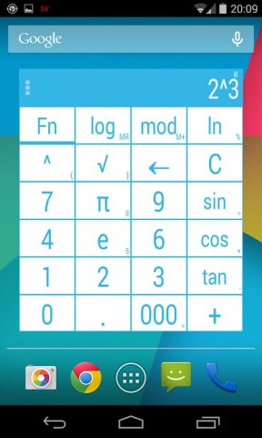 Калькулятор Виджет Темы для Android — скриншот 3