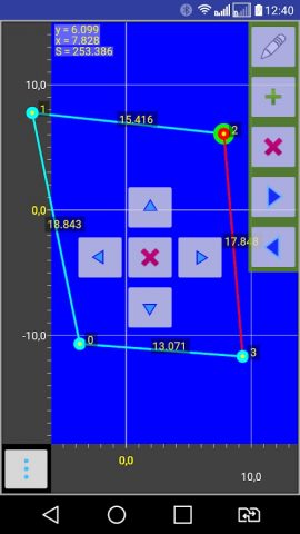 Калькулятор многоугольника для Android — скриншот 3