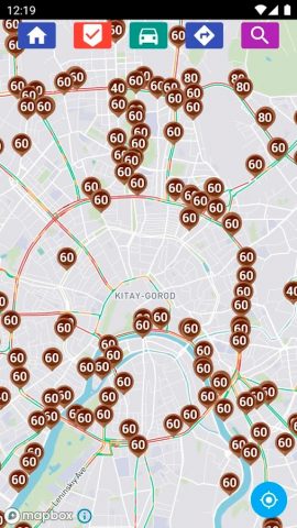 Камеры Скорости Навигатор для Android — скриншот 1