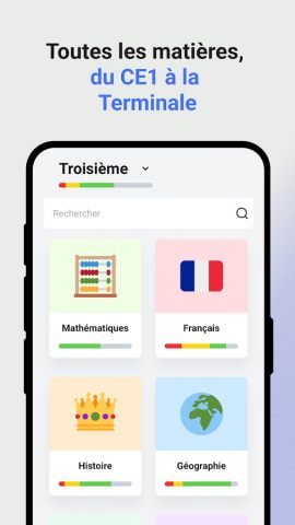 Kartable — Cours & Révisions для Android — скриншот 1