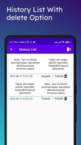 Kazakh To Turkish Translator для Android — скриншот 4