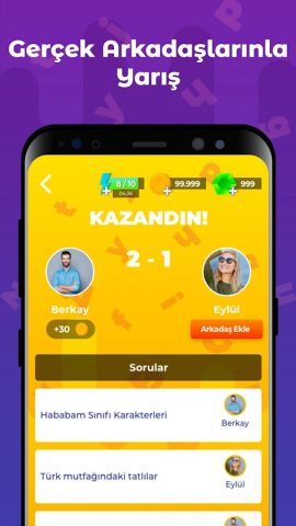 Kelime Savaşı — Mynet для Android — скриншот 4