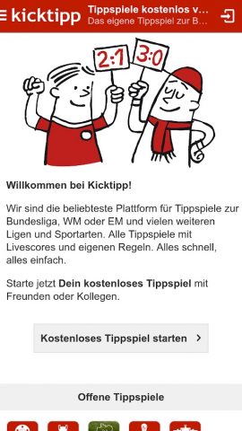Kicktipp — Die Tippspiel App для Android — скриншот 1