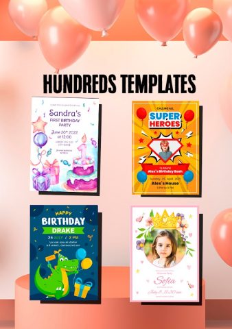 Kids Birthday Invitation Maker для Android — скриншот 5