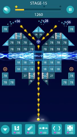 Кирпичный шарик для Android — скриншот 2