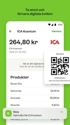 Kivra Sverige для Android — скриншот 5