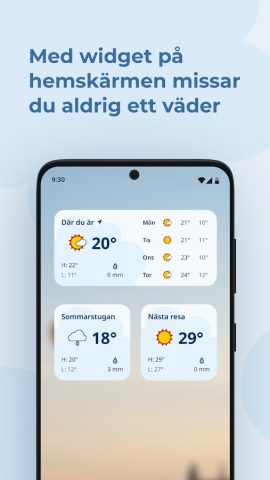 Klart — Väder для Android — скриншот 4