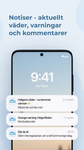 Klart — Väder для Android — скриншот 5