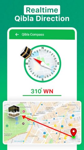 Компас Киблы Направление Киблы для Android — скриншот 3