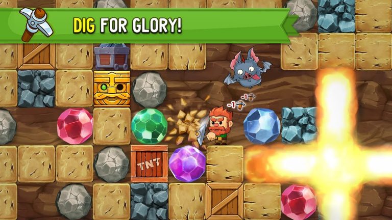 Копай! Игра Золотая шахта для Android — скриншот 3