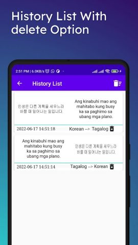 Korean To Tagalog Translator для Android — скриншот 4