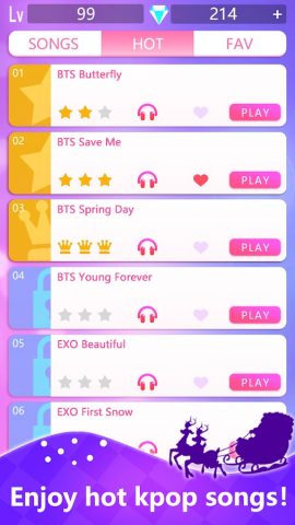 Kpop Piano Game: Color Tiles для Android — скриншот 1