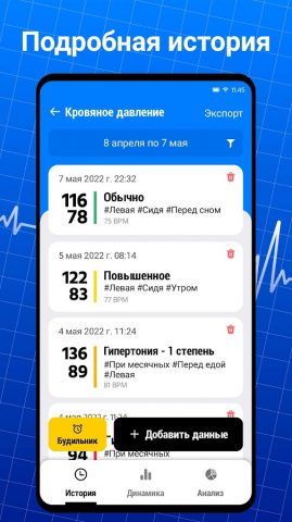 Кровяное давление Про — скриншот 2