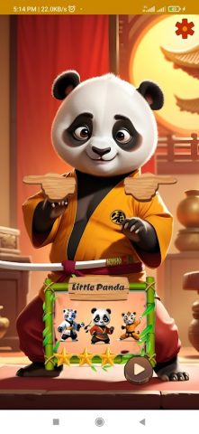 Kungfu Little Panda для Android — скриншот 2