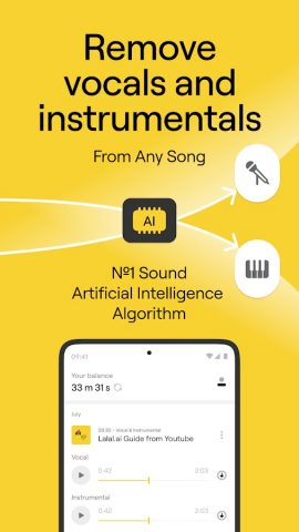 LALAL.AI: AI Vocal Remover — скриншот 1