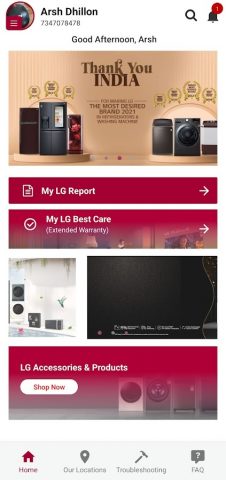 LG India для Android — скриншот 3
