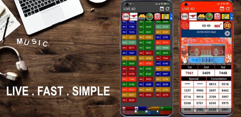 LIVE 4D Result для Android — скриншот 1