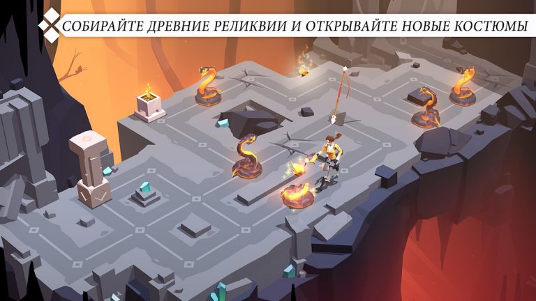 Lara Croft GO для Android — скриншот 5