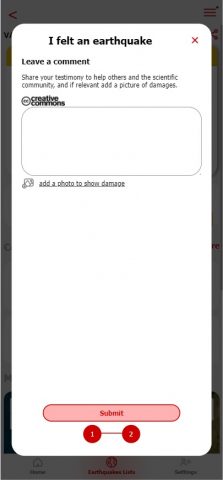 LastQuake для Android — скриншот 5