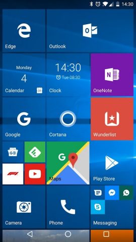 Launcher 10 для Android — скриншот 1