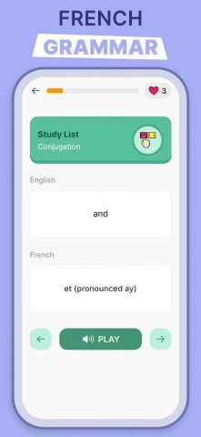 Learn French for Beginners для Android — скриншот 4