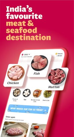 Licious — Chicken, Fish & Meat для Android — скриншот 1