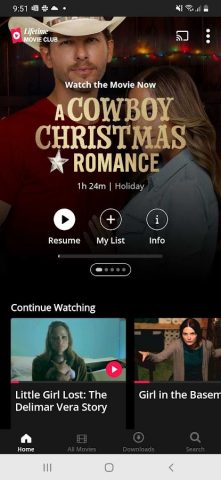 Lifetime Movie Club для Android — скриншот 1