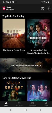 Lifetime Movie Club для Android — скриншот 2