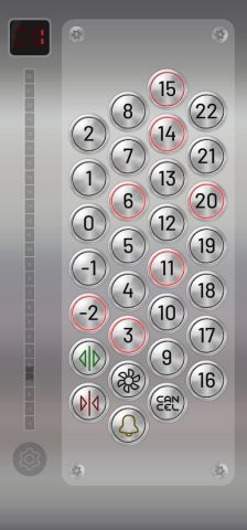Лифт — симулятор панели кнопки для Android — скриншот 4
