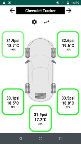 Light TPMS для Android — скриншот 1