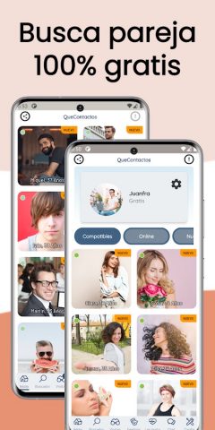 Ligues chat citas QueContactos для Android — скриншот 2