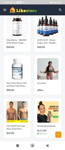 Likestore для Android — скриншот 1