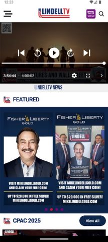 LindellTV для Android — скриншот 1