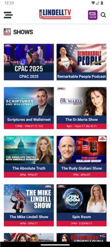 LindellTV для Android — скриншот 2