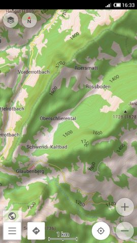 Линии Высот для OsmAnd для Android — скриншот 1