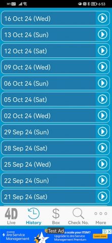 Live Lottery для Android — скриншот 3