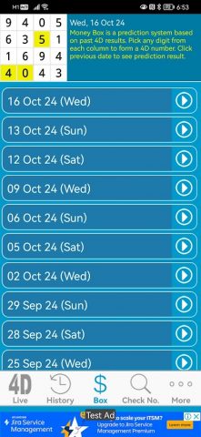 Live Lottery для Android — скриншот 4