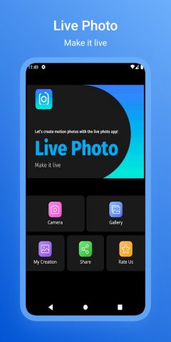 Live Photo для Android — скриншот 1
