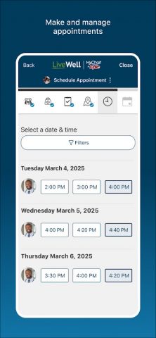 LiveWell with Advocate Aurora для Android — скриншот 4