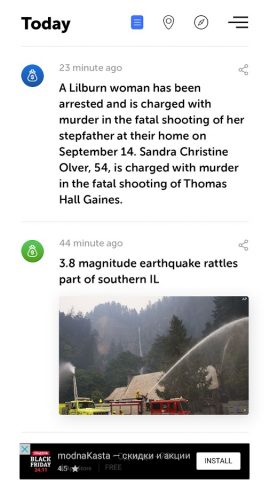 Liveuamap для Android — скриншот 3