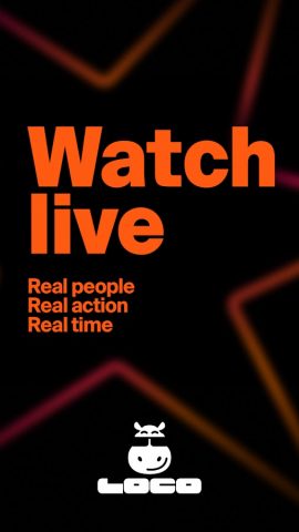 Loco: Live Streaming для Android — скриншот 1