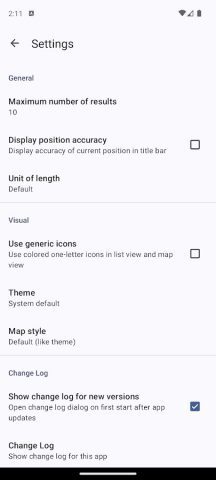 Локатор туалета для Android — скриншот 3