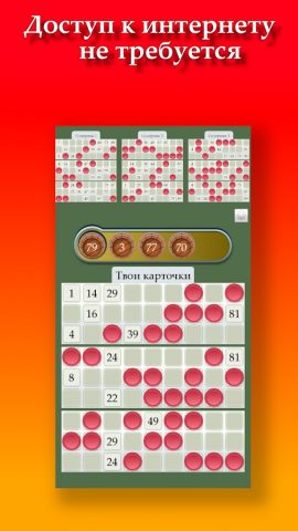 Лото для Android — скриншот 5