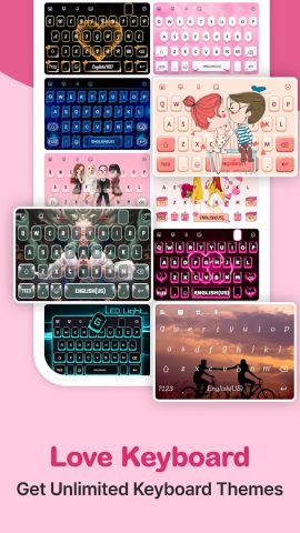 Love Keyboard Themes & Fonts для Android — скриншот 1