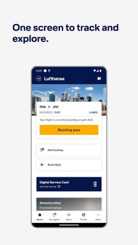 Lufthansa для Android — скриншот 2